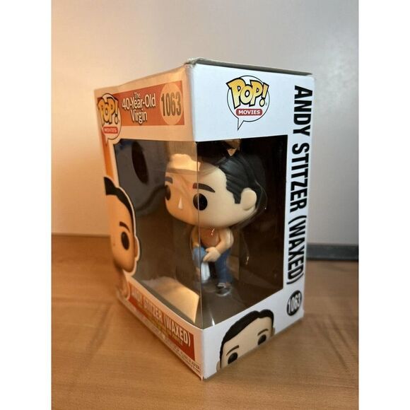 Funko POP! Andy Stitzer (Waxed) #1063 40-Year-Old Virgin Vinyl Figure 2021 - Picture 2 of 8